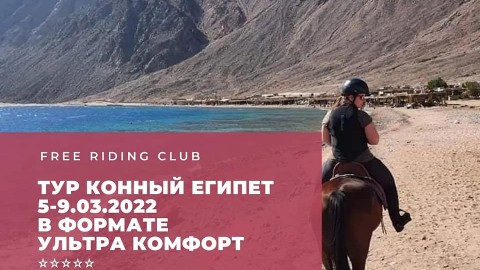 Тур Конный Египет 5-9.03.2022 в формате ультра комфорт!