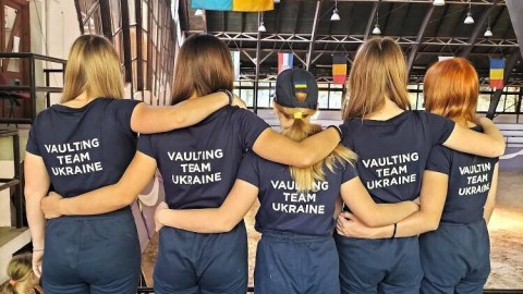 Дівчата з вольтижування вперше приймали участь у міжнародних змаганнях